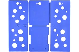 BoxLegend V5 Shirt Folder Clothes Folding Board t Shirt Folder Assemblable Clothes Folder Easy and Fast to fold Clothes Laundry Helper Assistant for Professional Laundry Folder Folding Tool, Blue