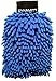 Microfiber Dual-sided, Car Wash and Car Wax Mitt, Chenille Sponge and Polishing Pad