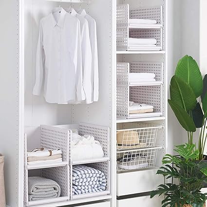 Homieco Drawer Storage Racks Clothes Organizer Basket Shelf