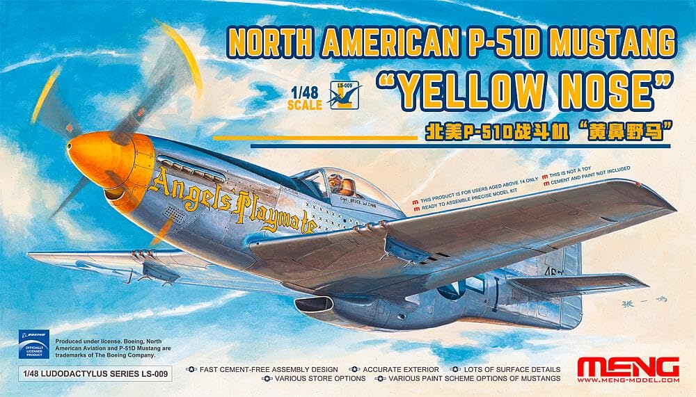Meng Model 1:48 - US P-51D Mustang "Yellow Nose"