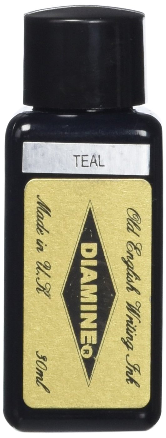 Diamine 30ml Teal fountain pen ink bottle