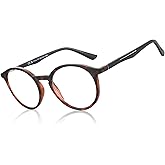 BLUEMOKY Reading Glasses for Men and Women: Blue Light Round Classic Eyeglasses - Computer Readers Glasses