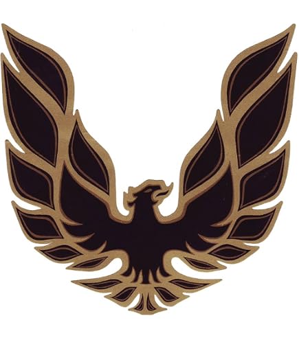 3M Gold Chrome Look Smokey And The Bandit Trans Am Decal Sticker – Burt Reynolds Tribute, 6x3 Inches