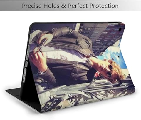 Wehoiweh Christop-Her Nissen Carcasa delgada y ligera antiarañazos con soporte ajustable, suspensión automática, protección trasera para iPad Air3 10.5 iPad 7ª 10.2 talla única