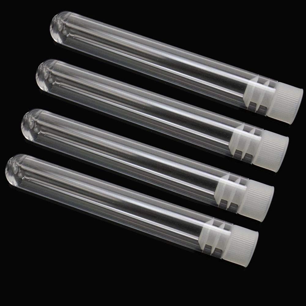 4pcs Sewing Needles Container Transparent Plastic Needle Storage Container Needlework Tool 75mm x 12mm