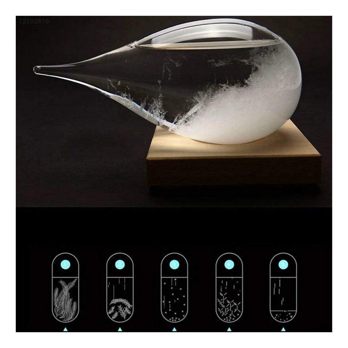 Which Is The Best Storm Glass Crafts Weather Forecast Bottle