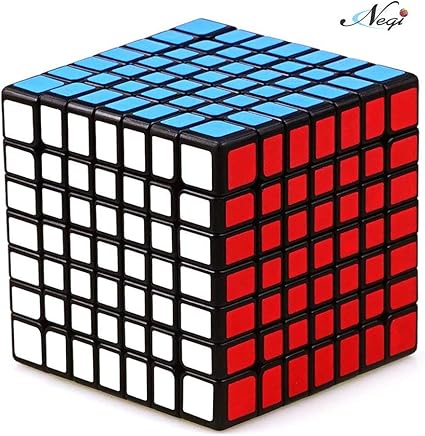 Negi 7x7 Speed Cube Black Twisty Magic Puzzle