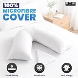 Rohi Orthopaedic V Pillow with Pillowcase Anti Allergy 70x30 cm view 3