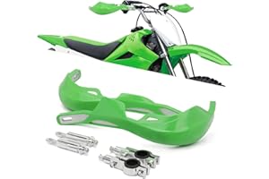 USTPO Dirt Bike Hand Guards Motorcycle Handguards Universal 7/8" 22mm 1 1/8" 28mm Bar for KLX 110 KLX 140 KLX 300 KX250F KX250 KX450 Dirt Pit Bike ATV Motocross Green