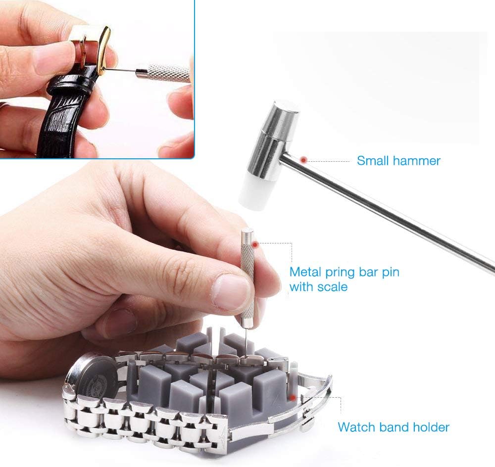 Watch Band Tool Kit - Watch Link Remover, Spring Bar Tool Set for Watch Repair and Watch Band Replacement: Home Improvement