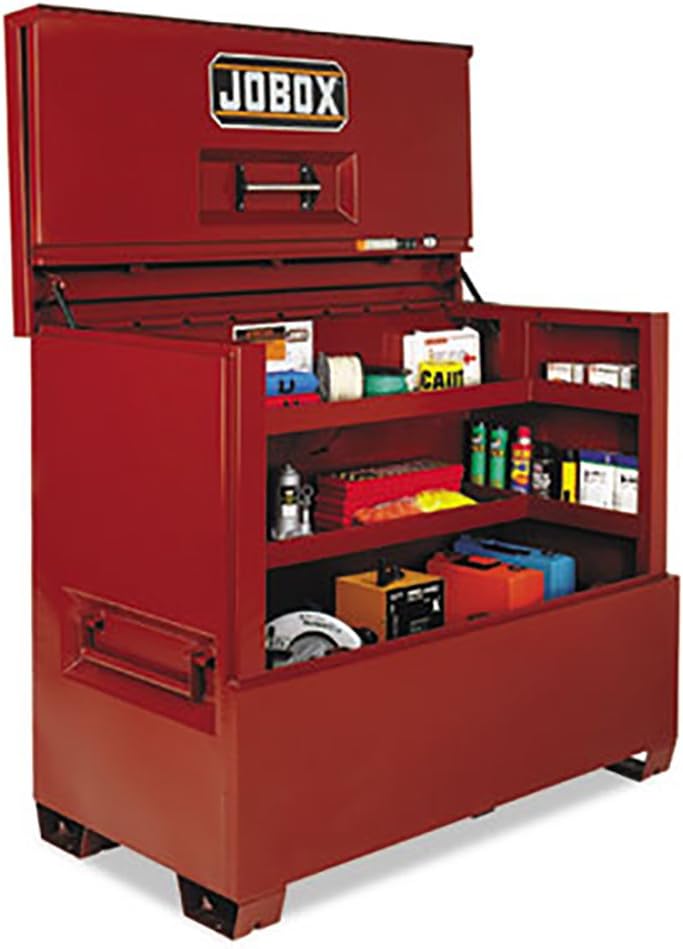 Jobox 1682990 Piano Box, Steel, 60" x 31" x 50", Truck Bed Toolboxes