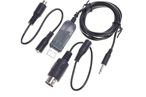 GOOLSKY Flysky FS-SM100 USB Simulator Cable with Adapter Cables for Flysky FS-i6 FS-i4 FS-TH9X FS-T6 FS-T4B FS-GT3 FS-GT2 Remote Controller