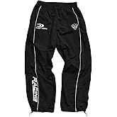 RoseSeek Men's Graphic Athletic Pants Drawstring Waist Wide Leg Sports Pants Trousers