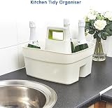 ACCURATE Kitchen Tidy Organiser Multipurpose Caddy with Handle Cream view 2