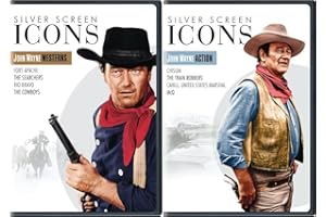 Silver Screen Icons John Wayne 8-Film Collection : John Wayne Westerns (Fort Apache, The Searchers, Rio Bravo, and The Cowboys) & John Wayne Action (Chisum, The Train Robbers, Cahill: United States Marshalls, and McQ) [DVD-2 Pack]