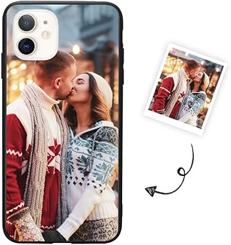 Personnalisee Coque Phone Iphone 11 Design Votre Propre Iphone Coque Personnalisable Cadeau Pour Anniversaire Noel Saint Valentin Le Meillieur Amis Elle Et Lui Noir Amazon Fr High Tech