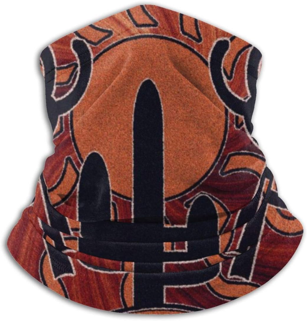 Zcfhike Southwestern Cactus Sunset Kokopelli Southwest Native Unisex Fleece Neck Warmer Windproof Winter Neck Gaiter Cold Weather Face Mask for Men Women