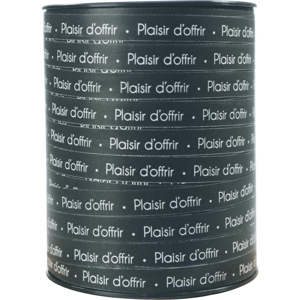Clairefontaine 602129C - A Roll of Printed Counter Ribbon - Dimensions: 250 m x 10 mm - Colour: Black White - Decorative Gift Ribbon, DIY, Gift Wrapping