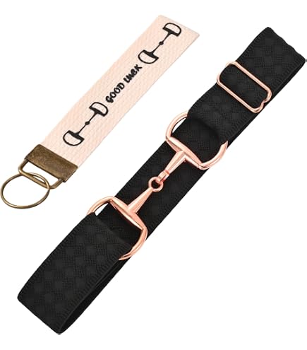 5496 1.5 Inch Equestrian Elastic Black Surcingle Buckle. No Show, Invisable 91pVid0zuSL.jpg main image 4