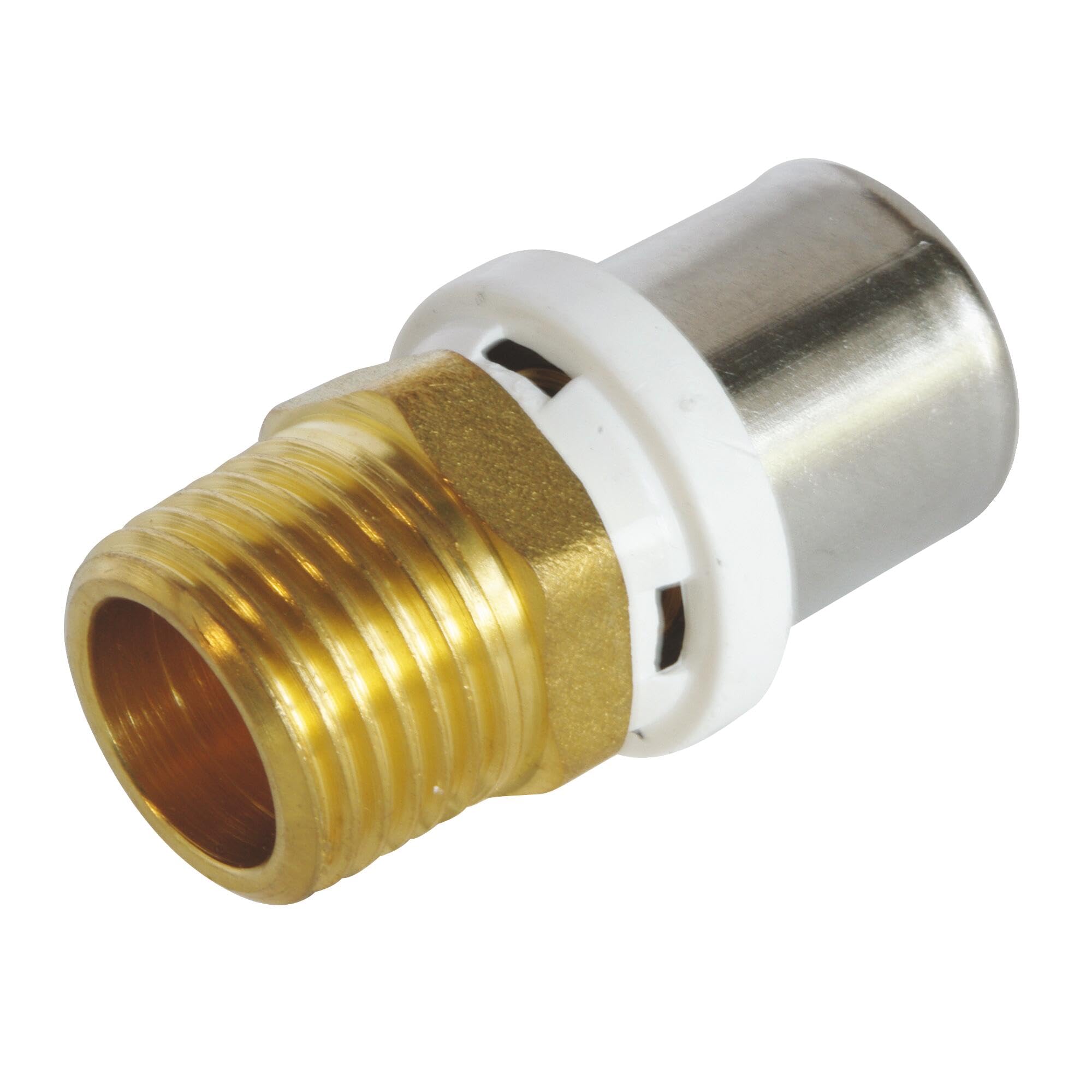 Somatherm 5608-20-15 Male Straight Connector 20 x 1/2 Grey