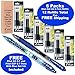 Pilot G2 Refills, Blue Ink 0.7mm Fine, 6 Packs of Refills Plus 1 Pilot G2 07 Blue Pen and 1 Pilot B2p Blue Pen