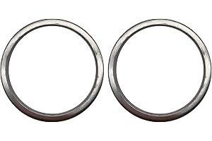 YGQ 31377 Exhaust Pipe Flange Gasket Fits for Honda Pilot Odyssey Accord Acura MDX TL Nissan Maxima 2 Pcs