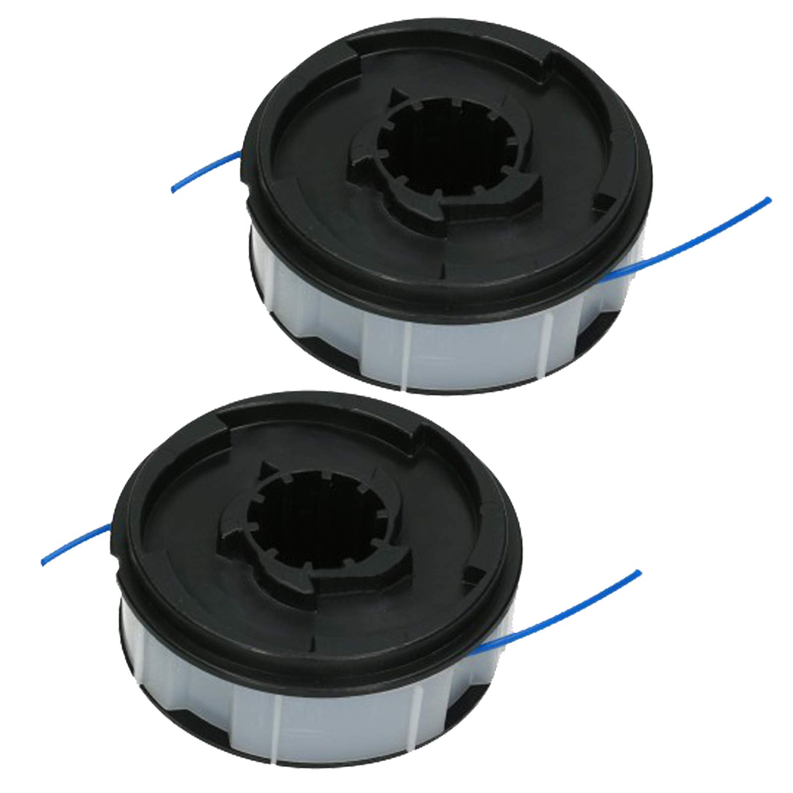SPARES2GO 9m Line & Spool for Gardenline GLR451 Strimmer Trimmer (Pack of 2)