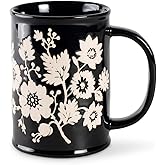 Fringe Studio Stoneware Memento Tall Mug, JOLIE 3.35" DIA X 4.5" H, 13 FL.OZ, Memento Collection (436003)