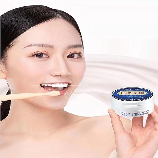 2PCS MIYANXI TOOTH CLEANING POWDER,NATURAL KAOLIN, TEETH WHITENING POWDER,EFFECTIVE REMOVER STAINS FROM COFFEE SMOKING.
