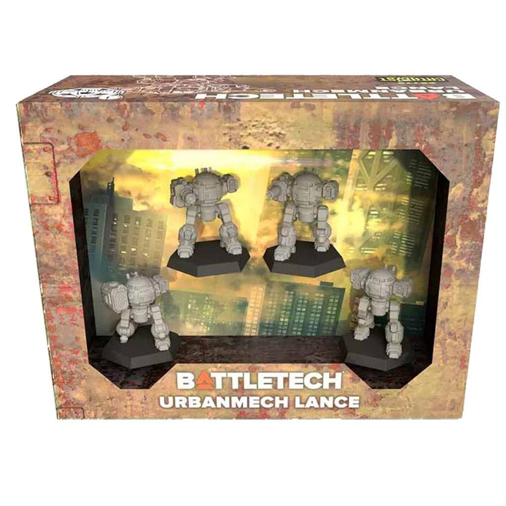 Catalyst Game Labs - BattleTech UrbanMech Lance - Miniature Game - English Version
