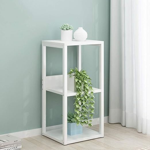 Jeterndy Estantería pequeña y estantería de 3 Niveles para CD