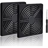ELUTENG 120mm Fan Filter 2 Pack IP40 Dustproof Blower Guard ABS Computer Ventilator Grill 12cm Fan Mesh Cover Tool-Free Fan S