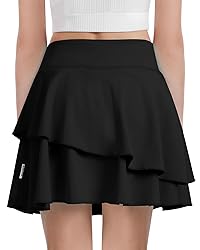 Soneven Girl's Skorts Tennis Skirts with Shorts