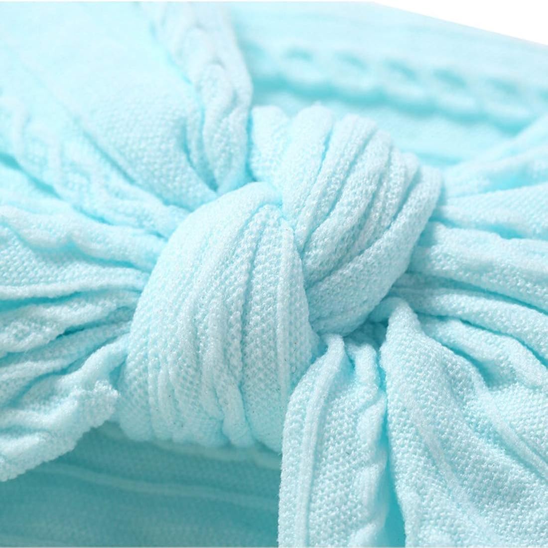 Joyfeel's Store Baby Headbands Turban Knotted Girls Hairband Super Soft and Stretchy Hair Wrap for Newborn Toddle Childrens (Pack of 8 #19) - Image 3
