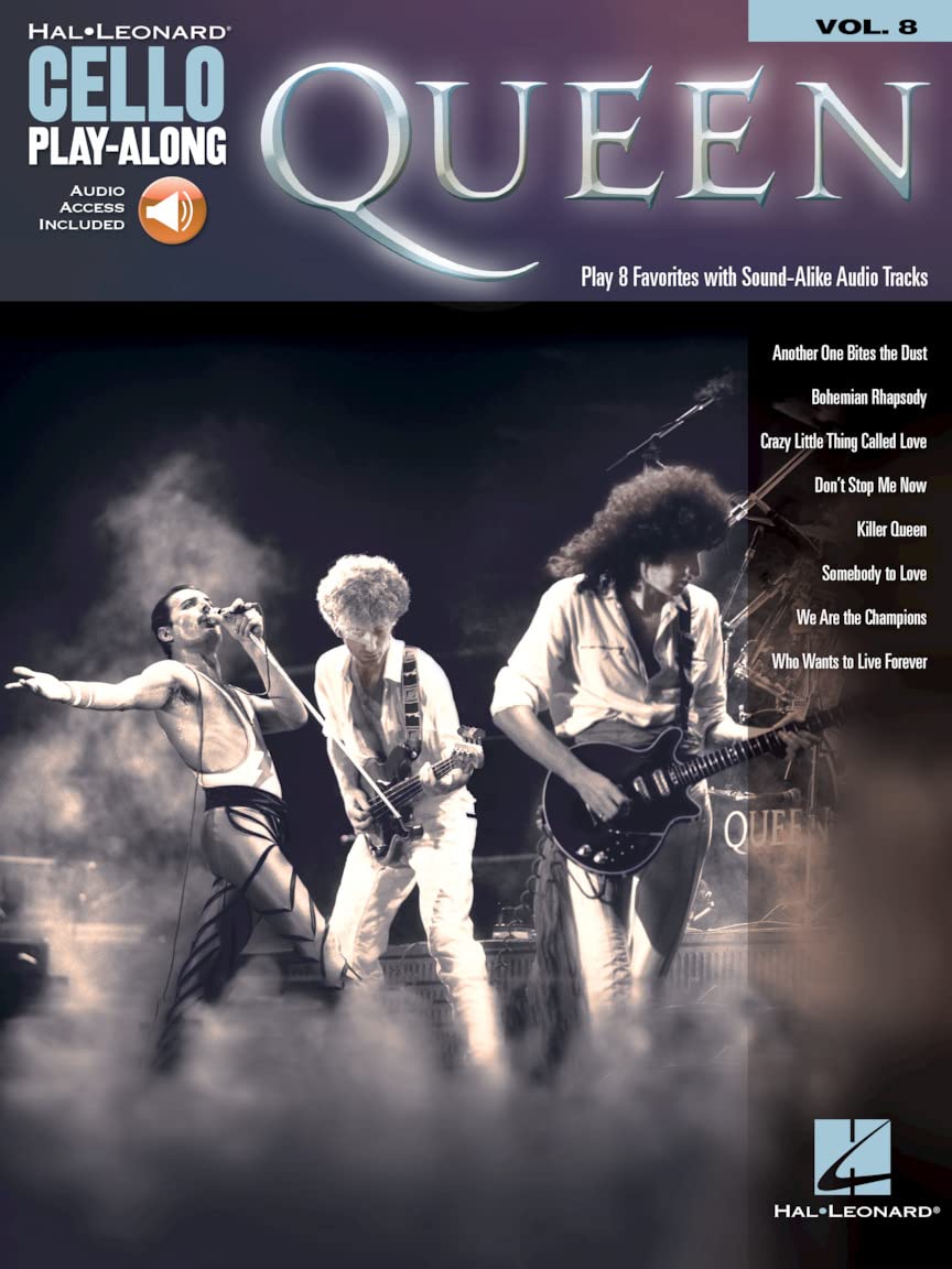Queen: Cello Play-Along Volume 8 (Hal-Leonard Cello Play-Along) (Includes Online Access Code)