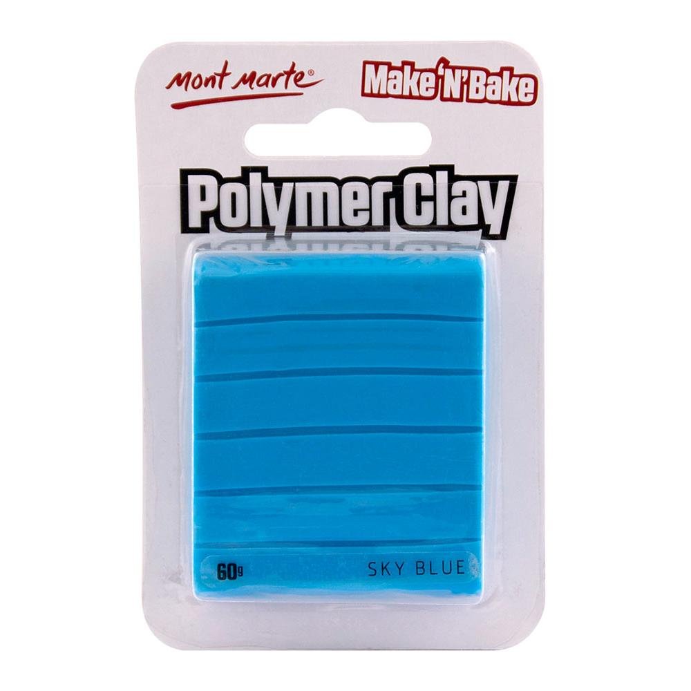 Mont Marte M.M. Make N Bake Polymer Clay 60G - Sky