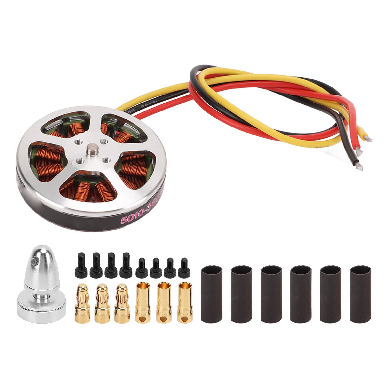 5010 360KV Brushless Motor, High Torsion RC Drone Motor for Multirotor & Quadcopter, Durable 2-6S LiPo DIY Racing Drone Motors, Professional UAV Upgrade Parts