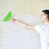 Tomoyuki 6 Pcs Plastic Putty Scrapers Set Green for Spackling Patching view 6