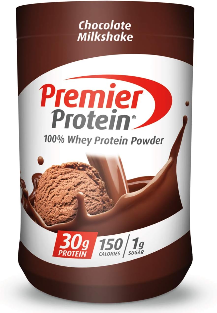 Premier Protein Whey Protein Powder, Chocolate, 17 Servings, 24.5 Ounce: Health & Personal Care