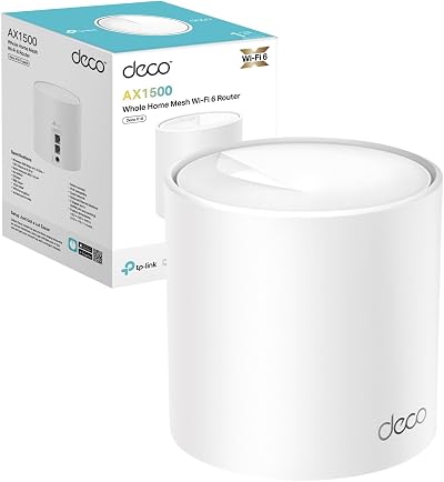 TP-Link Deco X10 AX1500 Mesh WiFi 6 System Dual Band 1201+300 Mbps