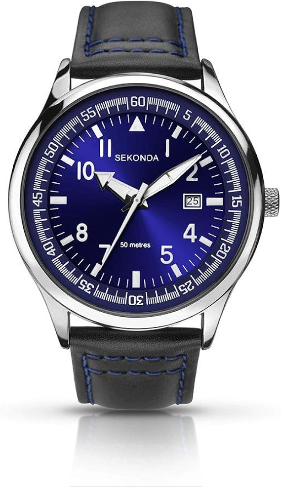 sekonda gents watch blue