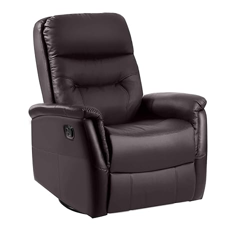 Recliner Chair Leather Recliner Sofa Chair Luxury Armchair 360
