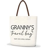 HQLOW Aesthetic Tote Bag With Leather Handle