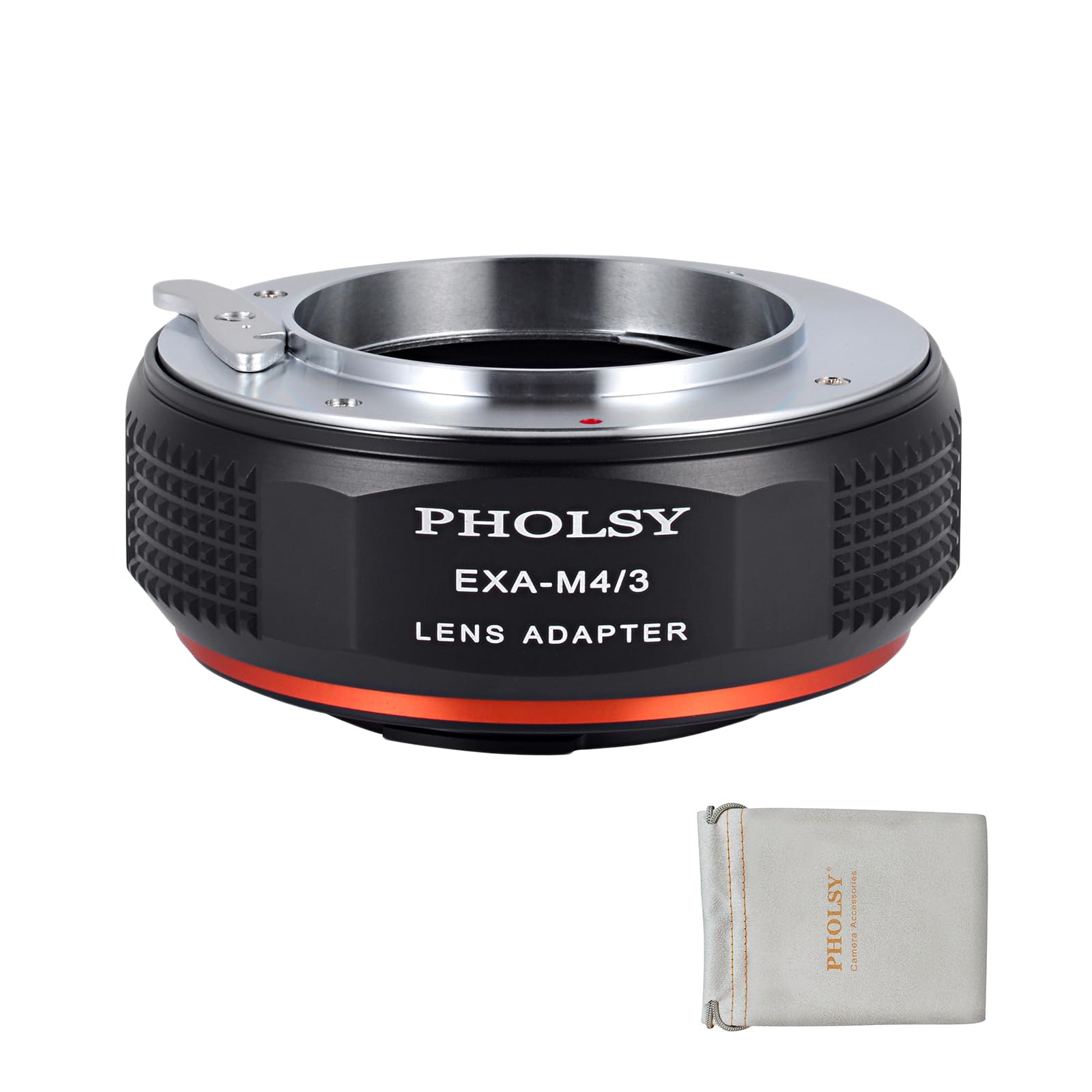 PHOLSY Lens Mount Adapter Exakta to MFT Compatible with Exakta (Not Topcon) Lens to Micro Four Thirds (M4/3 Micro 4/3) Mount Camera Body Compatible with Olympus Panasonic Lumix Cameras Exakta to M4/3