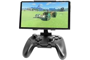 EJGAME Adjustable Mount Clip for Switch Official Pro Controller,Console Monitor and Original Pro Controller Mount Compatible with Nintendo Switch/OLED/Lite