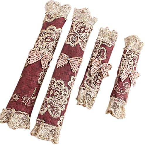 QHZHANG Refrigerator Door Handle Covers Protective Electrical kitchen Appliances Gloves (Long, D)