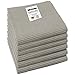 Now Designs Ripple Kitchen Towel, Set of 6, London Grey