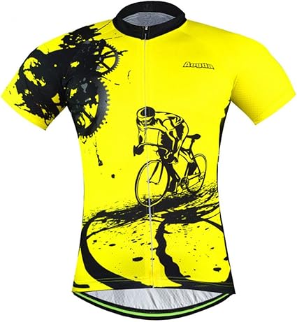 yellow shirt cycling