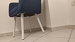 Set 2 poltrone in velluto beige con braccioli e schienale in tessuto tortora e gambe in