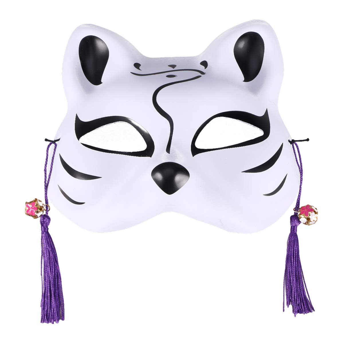 Amosfun Japanese Cat Mask Anime Mask Cosplay Props Party Cosplay Masquerade Supplies Style C